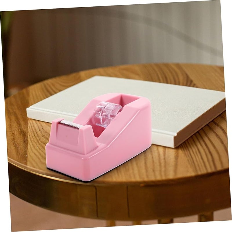 Portable Tape Dispenser With Easy Cut Blade Cherry Blossom Pink For Office Home - Image 5
